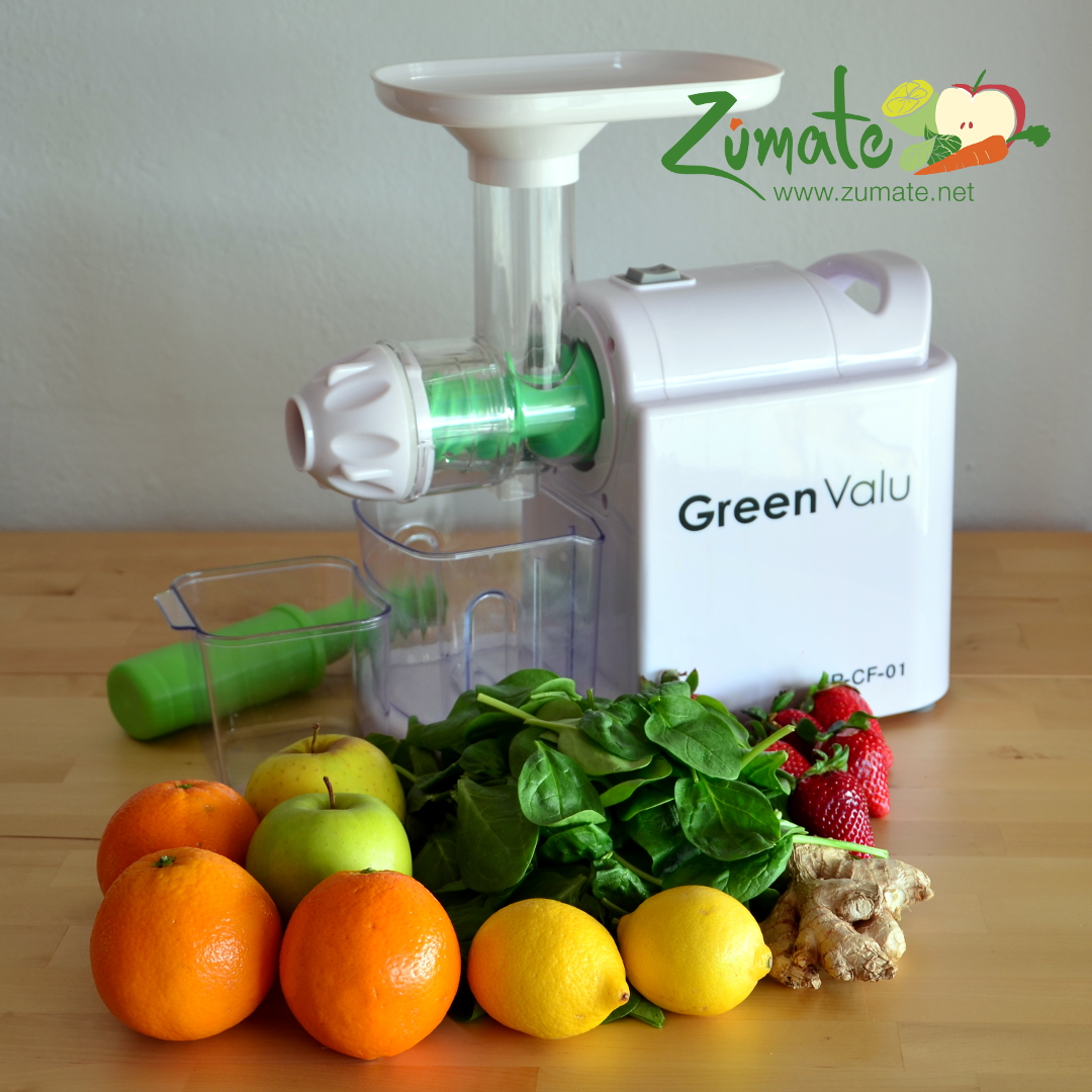 3 recetas de zumos de frutas y verduras con el extractor de prensado en  frío GreenValu - El blog de Zúmate.Net